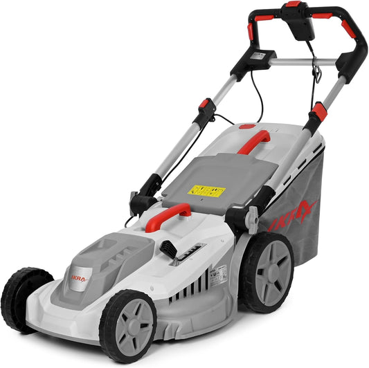 IKRA Elektrische Grasmaaier IERM 2043 T, 2000W, 5-standen maaihoogteverstelling 30-75mm, maaibreedte 43cm, incl. mulchkit