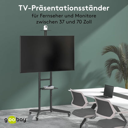 Goobay 59508 Support Pour Téléviseur 177,8 cm (70") Noir