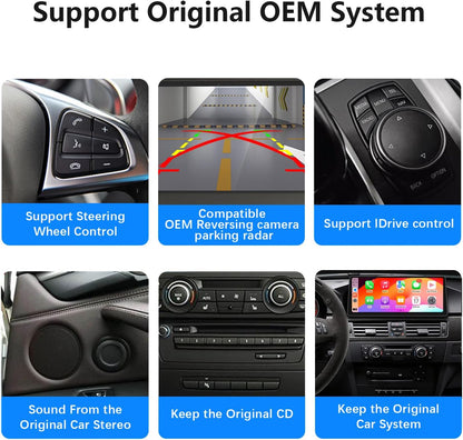 12,3 Inch Touchscreen Auto Multimedia Systeem – Autoradio Navigatie Scherm Android Auto CarPlay – Dual Systeem Linux + Origineel – HD 1920x720 IN-CELL Display – Geïntegreerde DSP 16-Bands Equalizer
