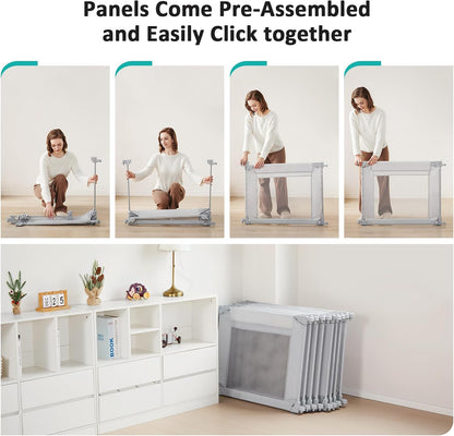 Playpen, light grey - QUORE