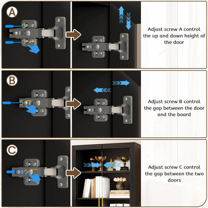 LVSOMT Glazen vitrine met LED-verlichting, 165 cm vitrinekast met glazen deuren, vitrine met 4 displayplanken, 3 kleuren licht, vitrine glas hout woonkamer hal, zwart