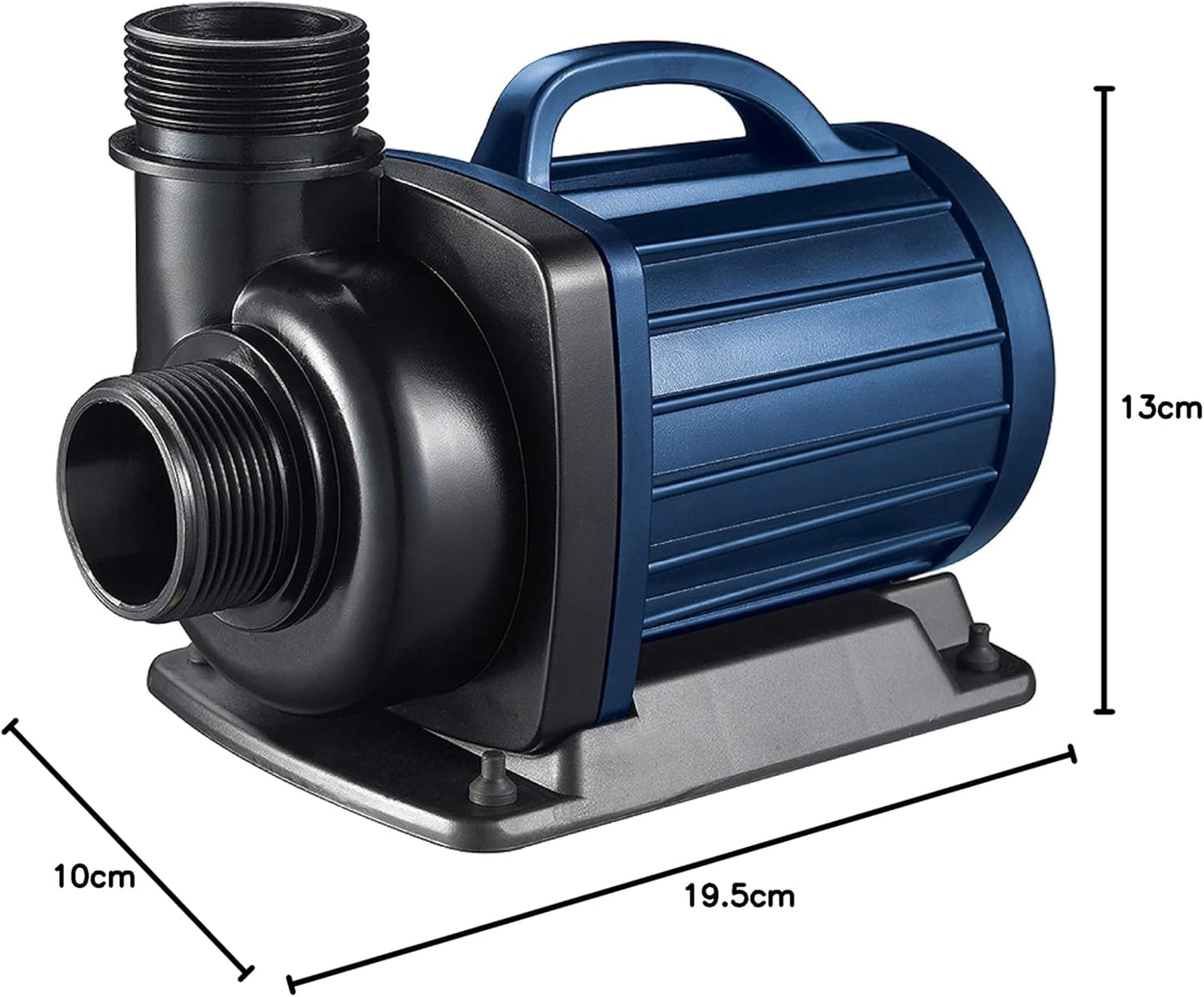 Laagspanningsvijverpomp – Vijverpomp 12 Volt – Zwemvijverpomp – Laagspanning Waterpomp – Watercirculatiepomp – 85 Watt Vermogen – Automatische Droogloopbeveiliging