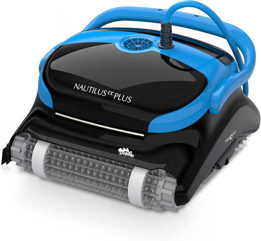 Dolphin Nautilus CC Plus automatische stofzuigerrobot voor zwembaden: reinigt de wanden van ondergrondse zwembaden tot 12 m
