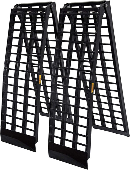 2x oprijplaten aluminium - 274 cm 680 kg - oprijplaat motoroprijplaat oprijsteun opvouwbaar