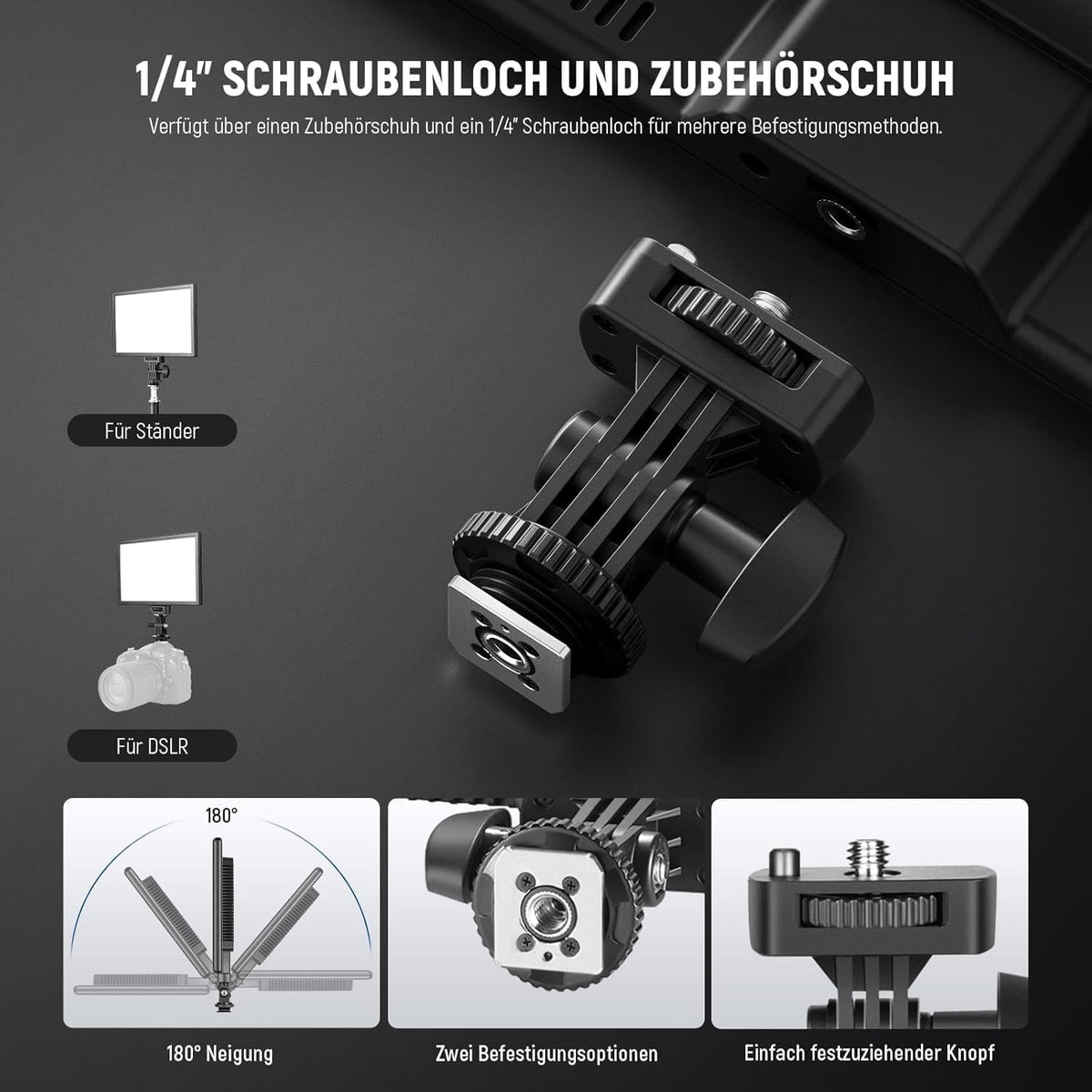 Led-Videoverlichtingsset – Videolamp – Lichtpaneel – Studiolamp – Streaming Licht – Set Van 2 – Tweekleurig 3200 K-5600 K En Dimbaar Met 8000 mAh Batterij