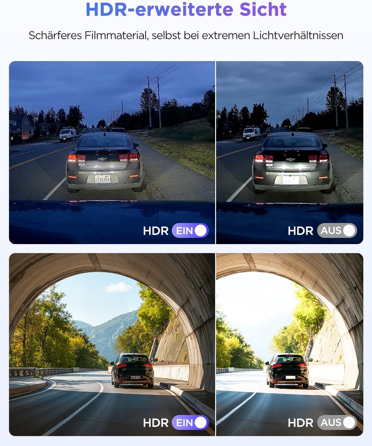 VIOFO A119M Pro 4K HDR Mini dashcam auto met CPL, Wi-Fi 6 & GPS autocamera voorzijde met STARVIS 2, spraakbesturing en spraakweergave, nachtzicht 2.0, gebufferde parkeermodus, 1,5 inch lcd-scherm