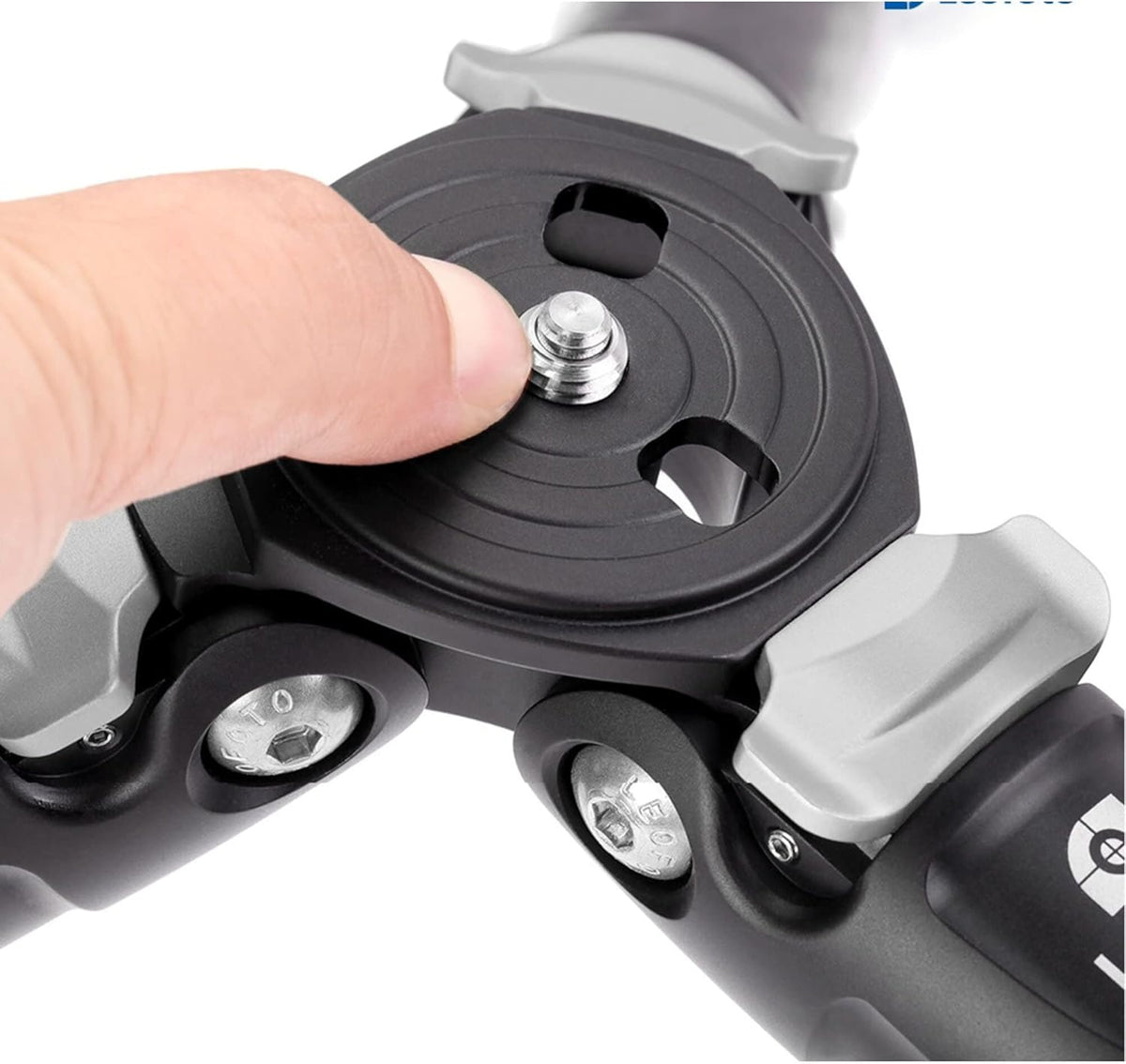 Leofoto - Ranger - Carbon statief met kogelkop - Poten in 3 hoeken verstelbaar - Ideaal voor macrofotografie - LS-223C+LH-25 Black