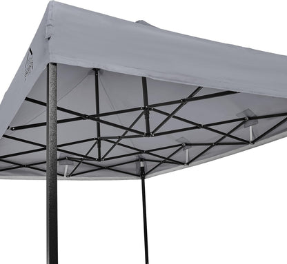 All Seasons Gazebos, 3 x 2 m, robuust, volledig waterdicht, premium pop-up tuinhuisje + draagtas en gewichten (metallic grijs)