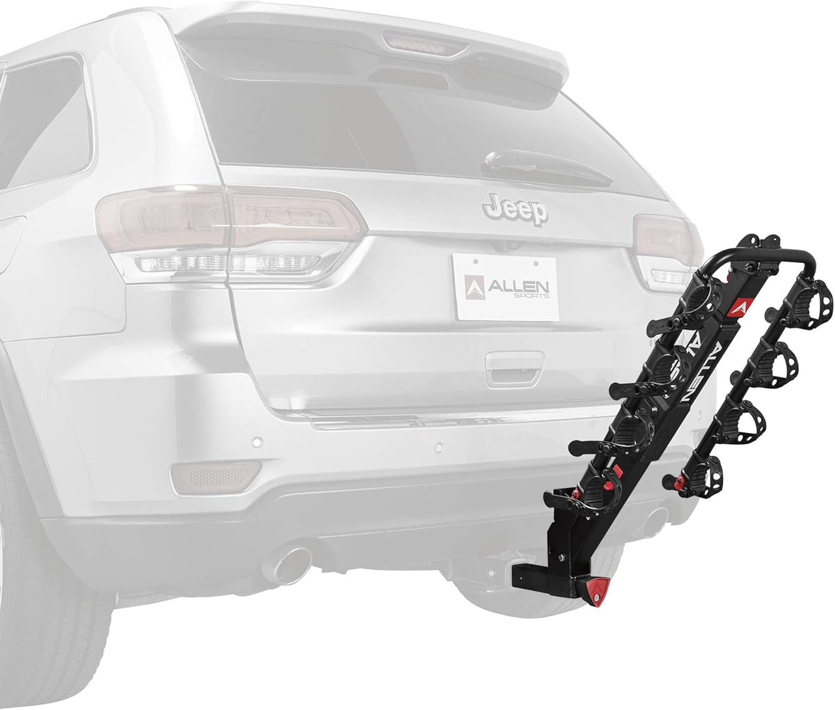 Allen Sports Premier Locking Quick Release 4-Bike Carrier voor 2 inch trekhaak, zwart