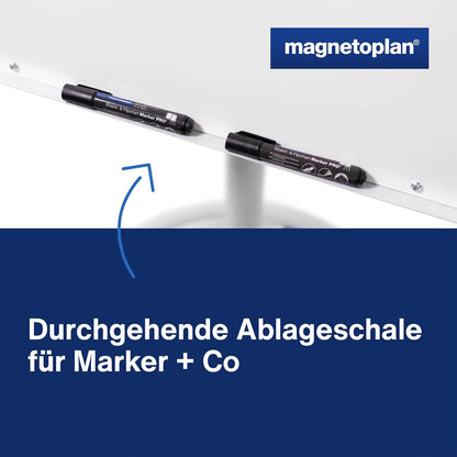 magnetoplan 12270F13 Mobiele flipchart - de Luxe