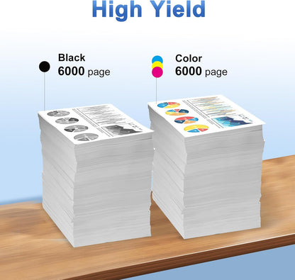 L901 Vervangende inktpatronen, compatibel met Afinia L901 Industrial Color Label Printer (geel/magenta/cyaan/zwart, 5 stuks)