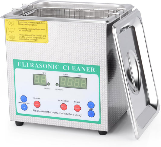 Ultrasone Reiniger – Ultrasoon Reinigingsapparaat – Ultrasoon Bad – Schoonmaakbad – Laboratorium Reiniger – 2 Liter Inhoud – Digitale Timer en Instelbare Temperatuur