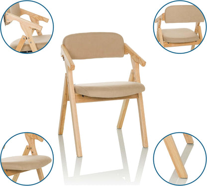 hjh OFFICE Klapstoel SCANDIO Stof Beige
