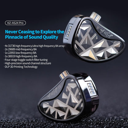 In-Ear Monitor – IEM – Oordopjes – Studio-Oordopjes – Muzikanten Oordopjes – Standaardversie of Tuningversie – 24 Balanced Armature Drivers – Ergonomische 3D-Geprinte Behuizing