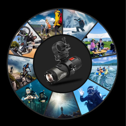 S20+ 4K 30FPS 16MP Actiecamera, Sport Actiecamera, Helmcamera, Mini HD Actie Videocamera, HD Filmen WiFi Sport Cam 10M Waterdicht 170° Groothoek