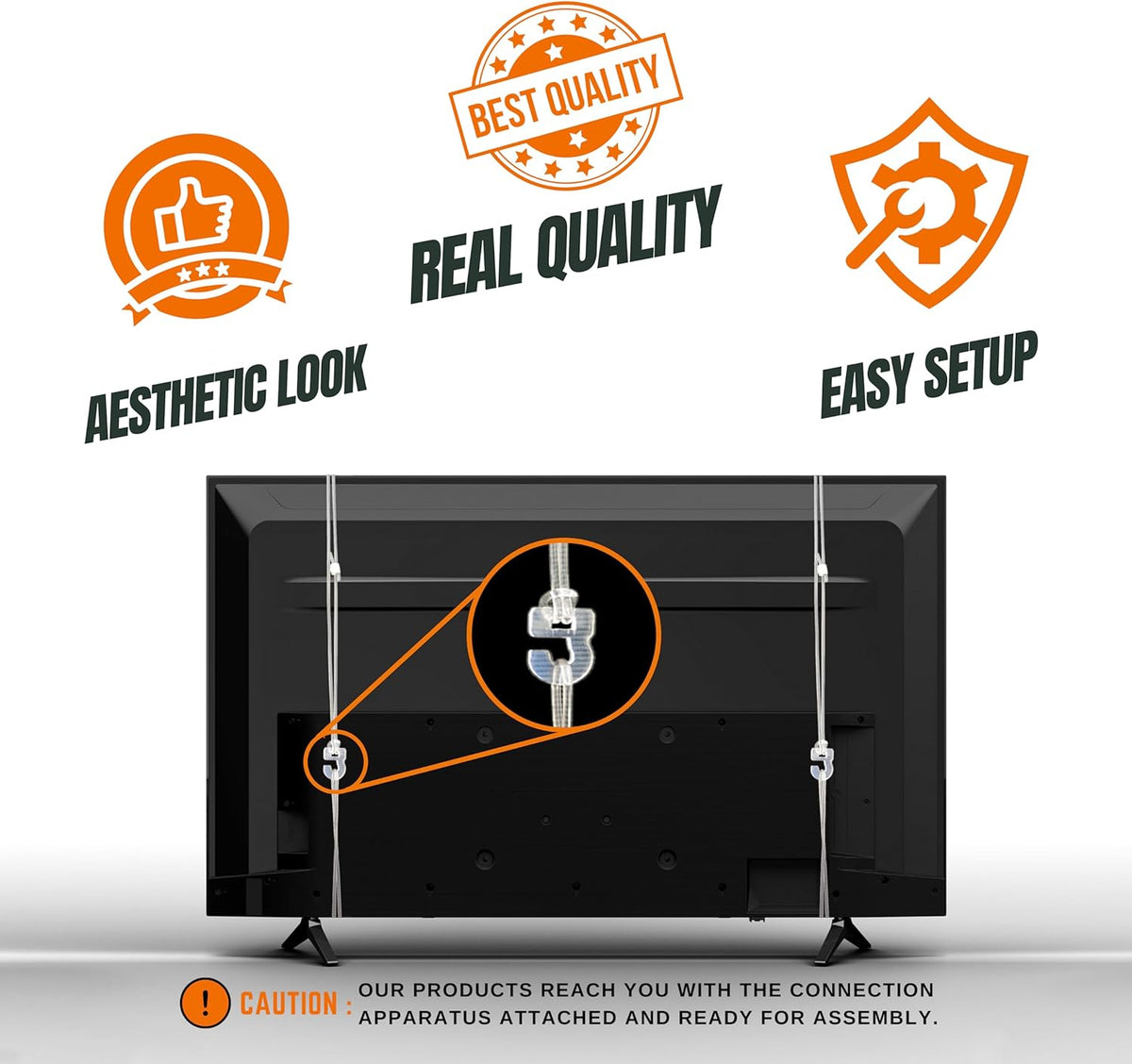55 Inch Sterk Tegen Impact TV Screen Protector - Ultieme Bescherming met 100% Transparantie, Anti-Shock & Clear View