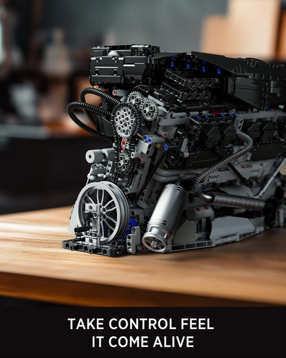 Nifeliz L6 Motor Modelbouwset voor Volwassenen, Technique Motor Verzamelbaar Model Speelgoed Bouwpakket, Verzamelbare Cadeau (2,820 PCS, NF10316)