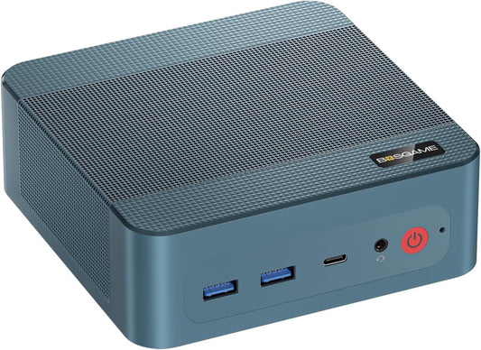 BOSGAME P2 Pro Mini-pc, Intel Core i9-12900H processor tot 5,0 GHz, Windows 11 Pro mini-computer, 32 GB DDR5 RAM, 1 TB PCIe 4.0 SSD Business Mini-desktop-pc, HDMI/WiFi 6/BT5.2/WOL/Auto Power On
