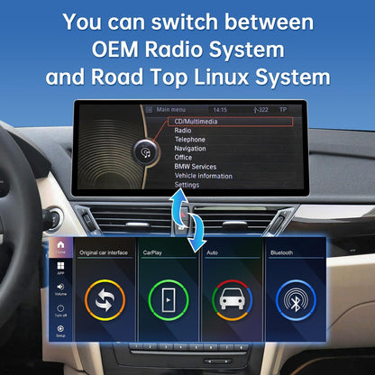 CarPlay Scherm – Touchscreen Display – Auto Infotainment – Multimedia Scherm – Car Radio – 12,3 Inch HD – Draadloze Apple CarPlay & Android Auto