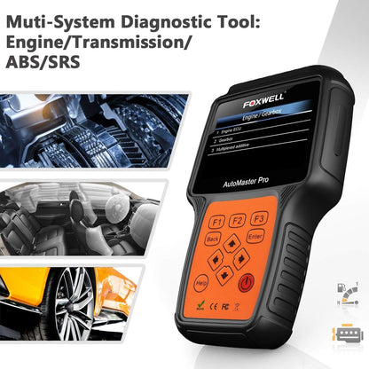 FOXWELL NT680 Lite Auto Diagnostische Scanner Automotive Scan Tool 4 Systeem Check Motor ABS SRS Airbag Transmissie Codes Reader met EPB Olie Service Licht Reset