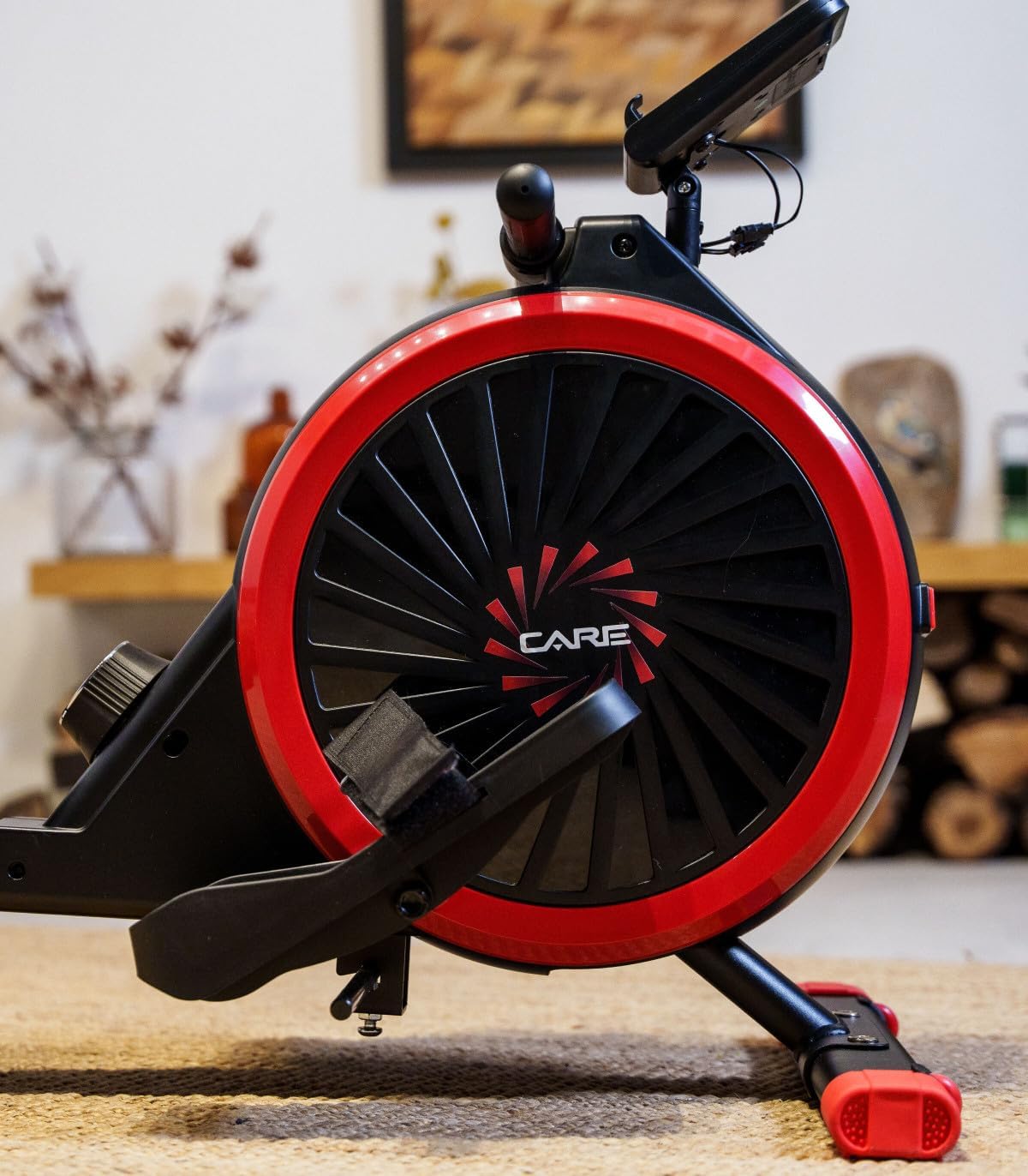 Care Fitness - Rowing machine - Elancy - Non-slip pedals - Silent magnetic brake - 16 resistance levels - 7 functions - QUORE