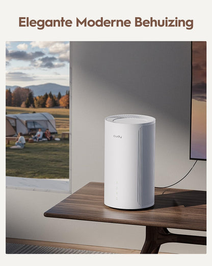 Cudy P4 5G-router met sim-sleuf ontgrendeld AX3000 Whole Home Wi-Fi 6, 5G mobiele router, MU-MIMO, interne antennes, SIM-sleuf ontgrendeld, Cudy Mesh en APP, VPN-server en clientondersteuning