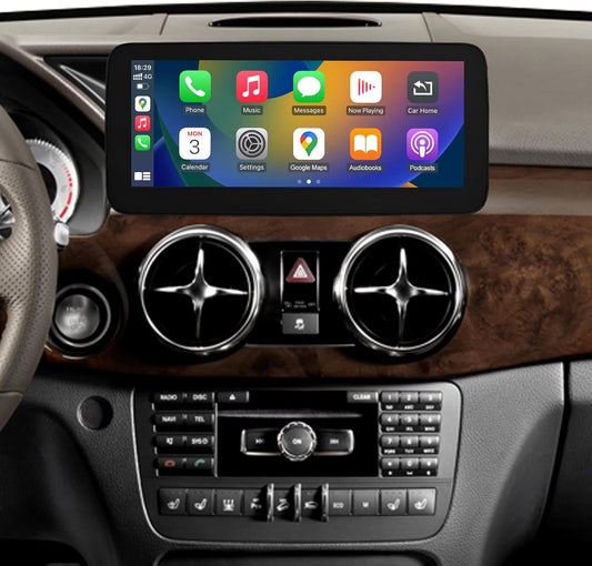 10,25 Inch Touchscreen Autoradio – CarPlay Scherm – Multimedia Display – Autonavigatie Scherm – Infotainmentsysteem – Draadloos CarPlay & Android Auto – HD Resolutie 1920x720