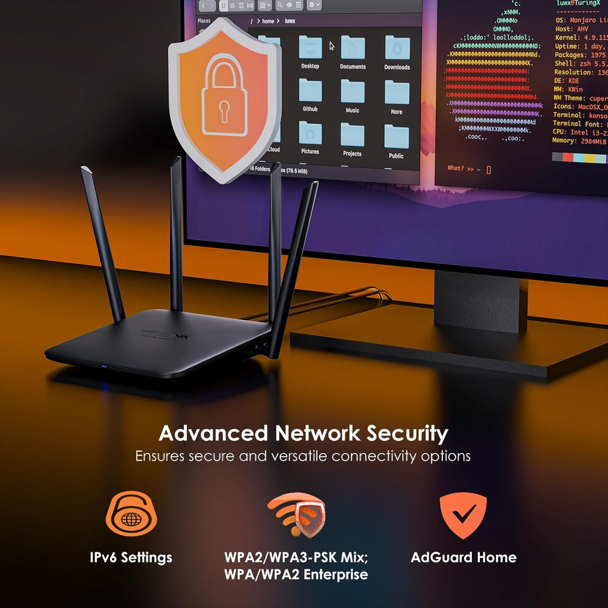 WAVLINK WiFi 7 WLAN-router BE5100