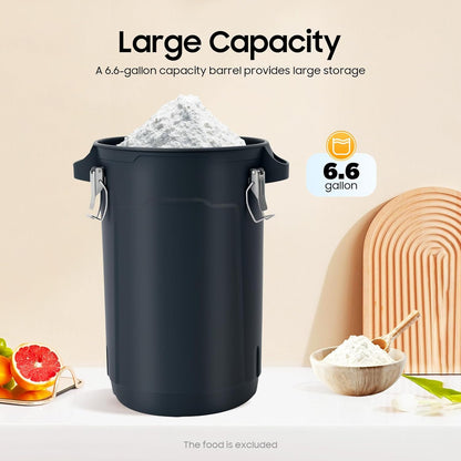 Elektrische Graanmolen – Graanmaler – Kruidensnijder – Bloemmolen – Voedervermaler – 1000W Motor – 6,6 Liter Capaciteit – 5 Zeefmaten (2-8 mm) – 19.000 RPM