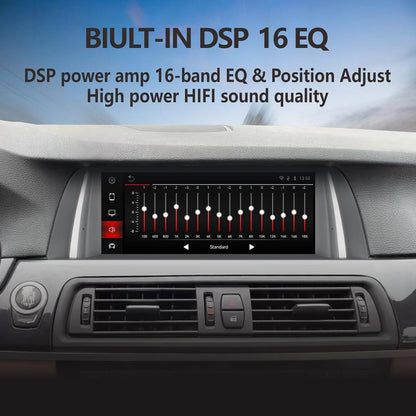 Navigatiesysteem – Autonavigatie – GPS – Touchscreen – Auto Scherm – HD Touchscreen – CarPlay & Android Auto – Geschikt voor BMW 5 Serie F10 F11 (2013-2016)