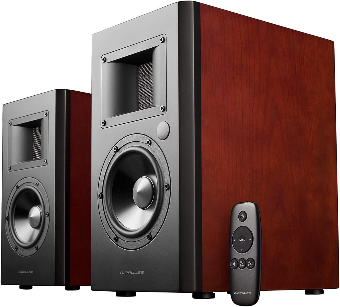 Actieve Luidsprekers – Speaker Set – Luidsprekersysteem – Monitor Speakers – HiFi Speakers – Set Van 2 – Aluminium Ribbon Tweeter – 5 Inch Woofer