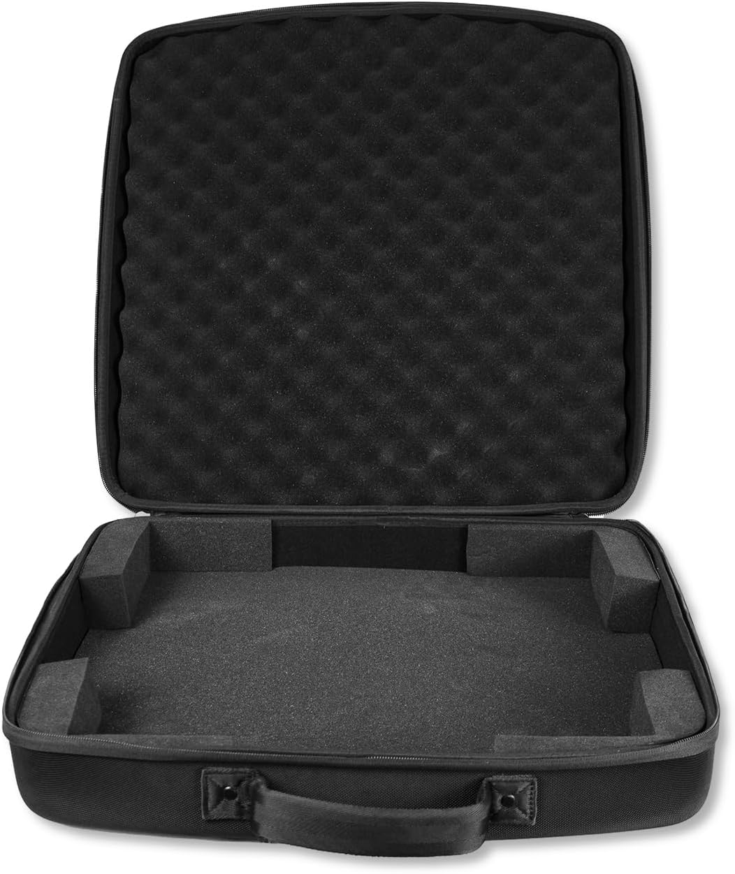Protekt DJM-A9 EVA-tas van BA9P DJ-draagtas voor Pioneer Player - met 4 voorvakken voor laptop, hoofdtelefoon, kabels en essentiële accessoires, Zwart, 525 x 510 x 165 mm, DJ Mixer Tas