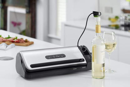 Foodsaver Ffs017X Folielasapparaat, Marineermodus, Inclusief Vacuümzak, Starterpakket, Roestvrij Staal
