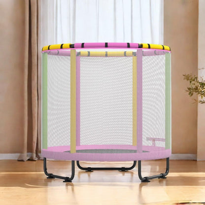 Trampoline voor kinderen, verstelbare baby peuter trampoline met basketbalring, indoor outdoor peuter trampolines, geschikt voor verjaardagscadeaus
