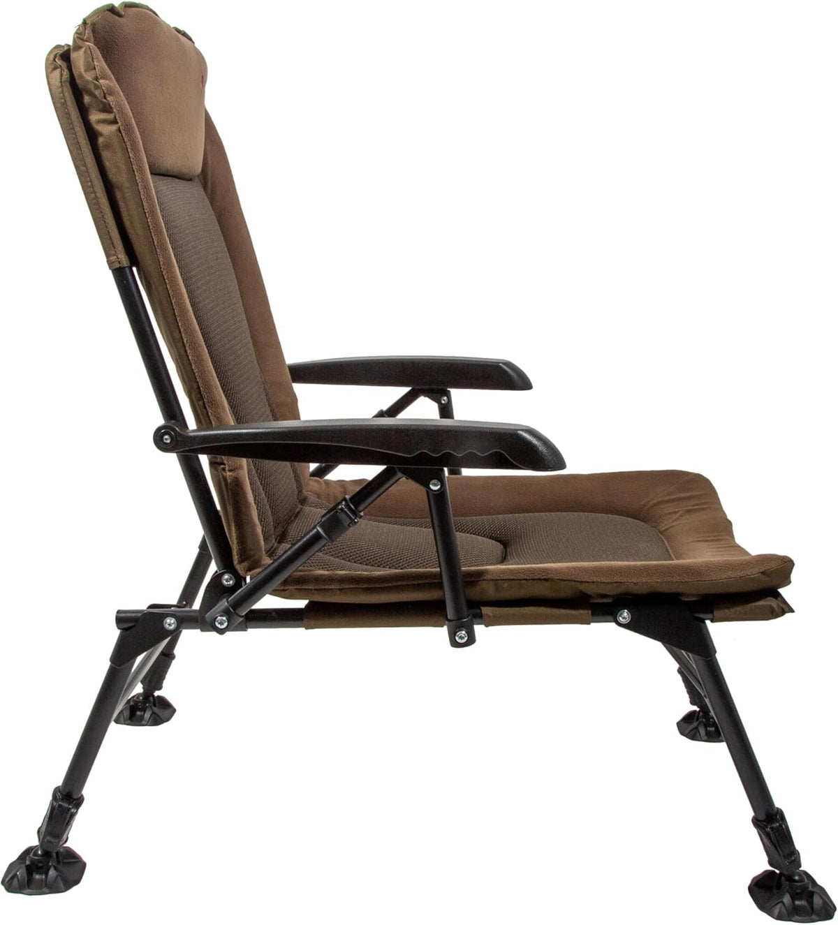 Vissersstoel – Karperstoel – Visstoel – Outdoor Stoel – Recliner Stoel – Verstelbare Rugleuning – Microfleece Bekleding – Extra Stabiel Frame