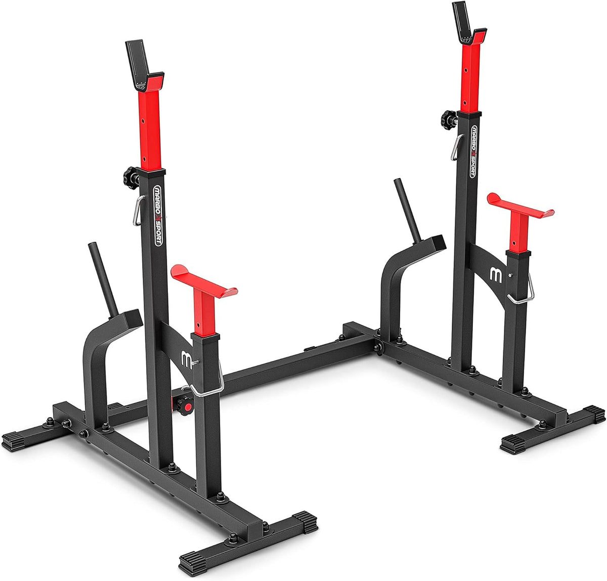 Marbo Sport Combination Stand with Multifunctional Fuse Weight Rack Height Adjustable Dumbbell Stand Adjustable for Gym Dumbbell Rack Squat Rack MS-S104 Two Variants - QUORE