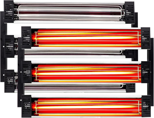 Infrared Lakdroger – Infrarood Droger – Verfdroger – Autolak Droger – Lakdroger Voor Meubels – 2 x 3000 W Vermogen – Hittebestendige Aluminium Behuizing