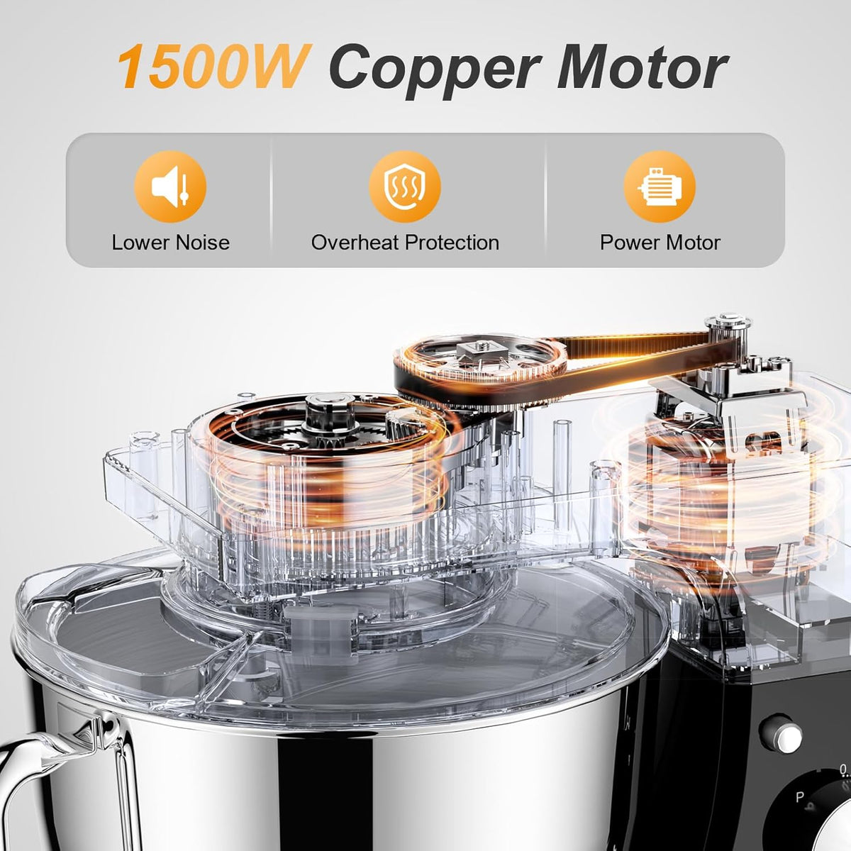 Facelle Stand Mixer - Zwart