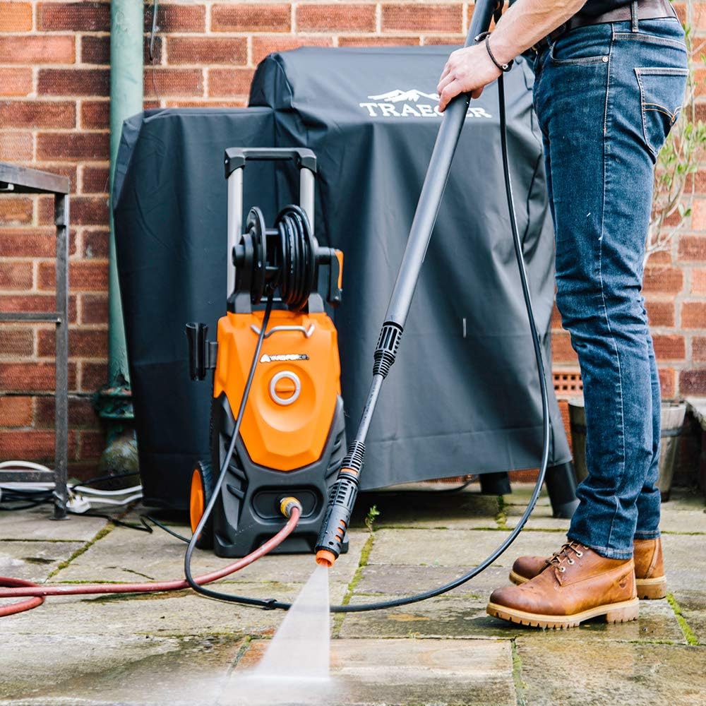 Hogedrukreiniger – Stoomschoonmaker – Waterstraler – Terrassreiniger – Autowasser – 2000 Watt Motor – 150 Bar Werkdruk