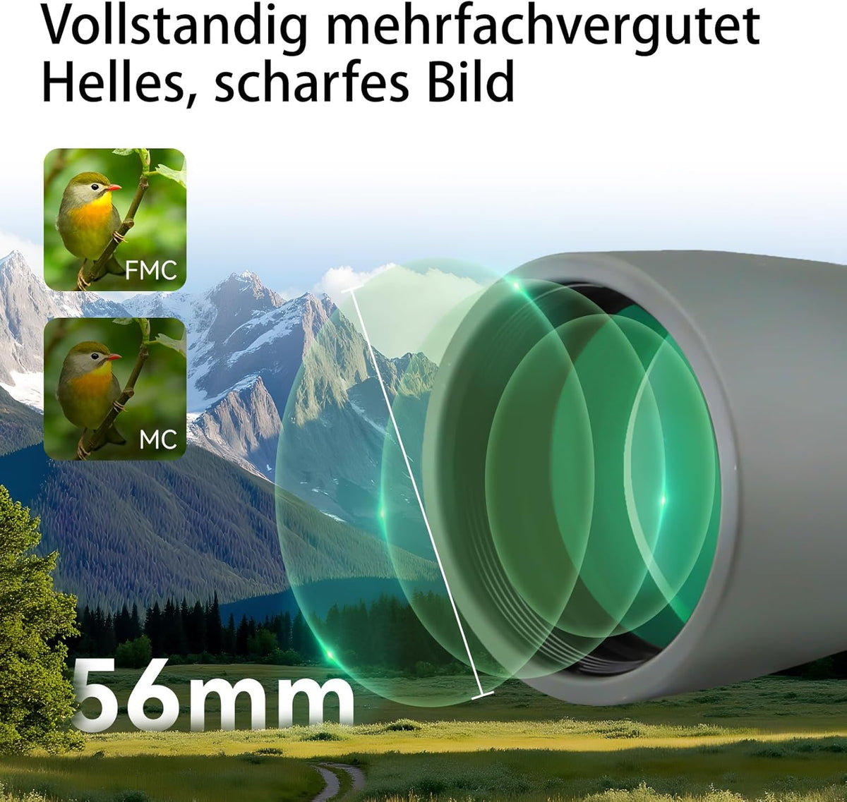 Spotting Scope – Spektiv – Verrekijker – Monokijker – Monoculair – 9-27x Vergroting – ED Glas en Compact Design