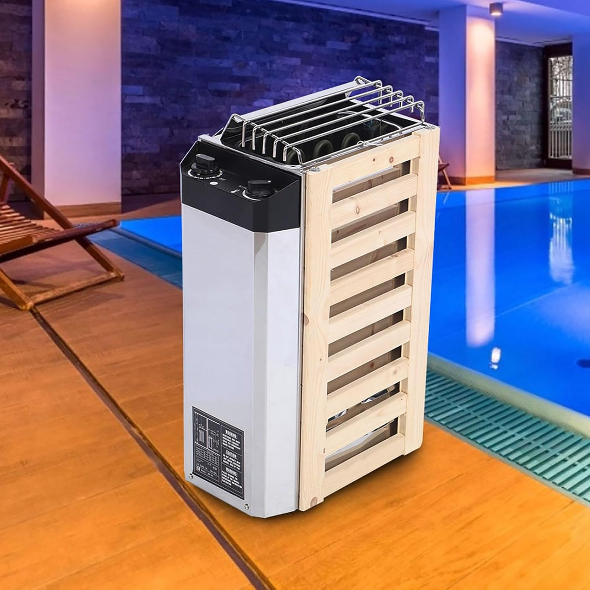 3KW saunakachel Saunakachel Type saunakachel met interne controle Roestvrijstalen saunakachel Saunaverwarmingsapparatuur Elektrische saunakachel