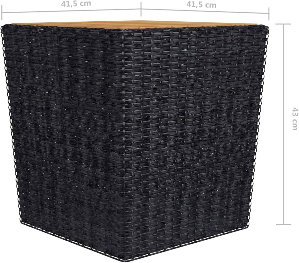 Tidyard Giaridno Poly Rattan and Steel Bistro Set Coffee Table and 2 Chairs Rattan Table and Garden Chairs Outdoor Rattan Garden Furniture Rattan Dining Room Set for Outdoor Use - QUORE