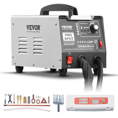 VEVOR Point Soldering Iron, Barrier Repair Kit, 1.8 KW, Spot Welding, Adjustable Power and 7 Modes, Dent Puller for Car and Truck