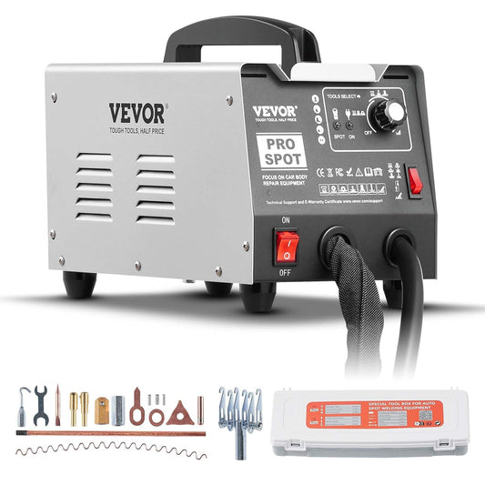 VEVOR Point Soldering Iron, Barrier Repair Kit, 1.8 KW, Spot Welding, Adjustable Power and 7 Modes, Dent Puller for Car and Truck