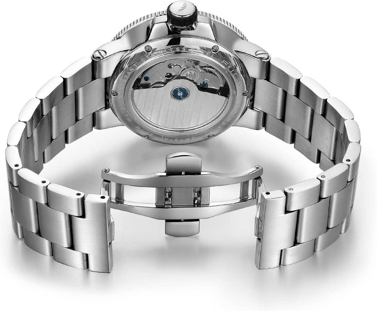 FEICE Men's Automatic Watch Mechanical Analog Waterproof Wrist Watches Sapphire Sport Swimming Mens Watch Timepiece Casual Dress Watches for Men -FM1405