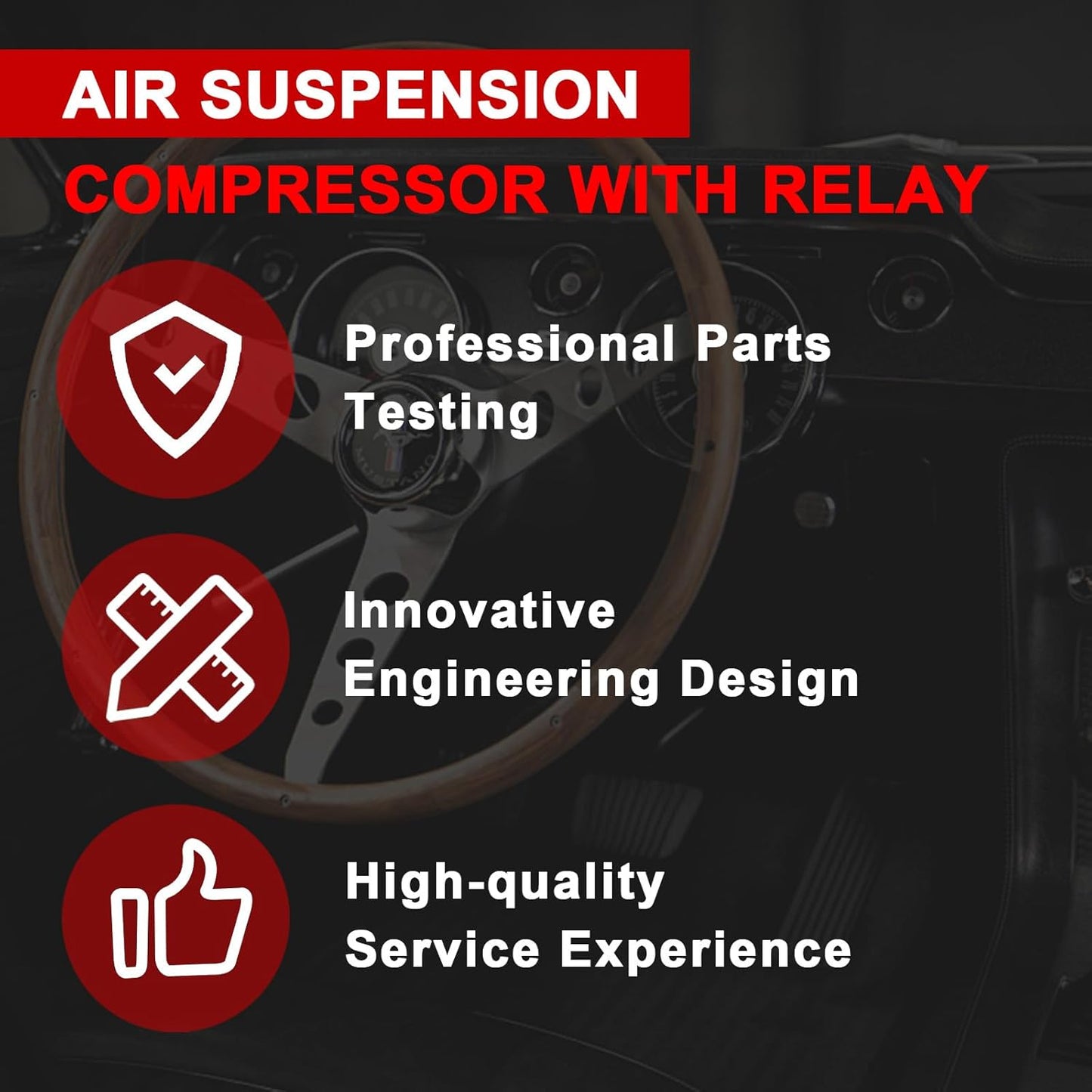 Luchtveringcompressor met relais, compatibel met Mercedes E-Klasse W212 S212 2009-2016 CLS C218 X218 Persluchtsysteem OE# 2123200104 2123200404 4154033230 462380018
