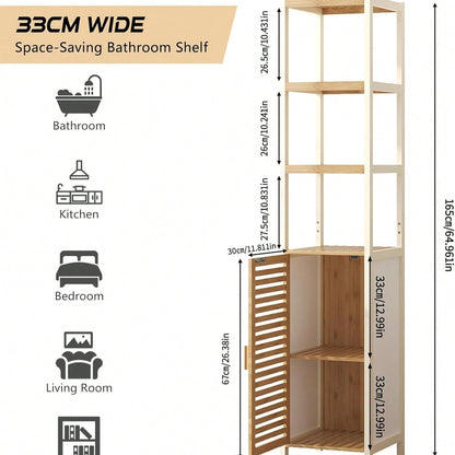 Wandrek – Wandplank – Muurrek – Opbergkast – Opbergrek – 3-laags – Ruimtebesparend – Stevig kunststof – 160x35x35 cm
