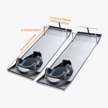 Betonnen Kniebeschermers – Knieborden – Knieschijfbescherming – Kniepads – Schuifplanken – Roestvrij staal – 32 mm NR-schuimlaag