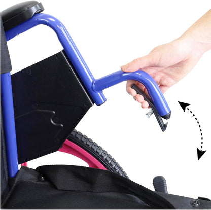 PEPE Mobility Rolstoel voor kinderen (inklapbaar, smal, licht), compact en draagbaar