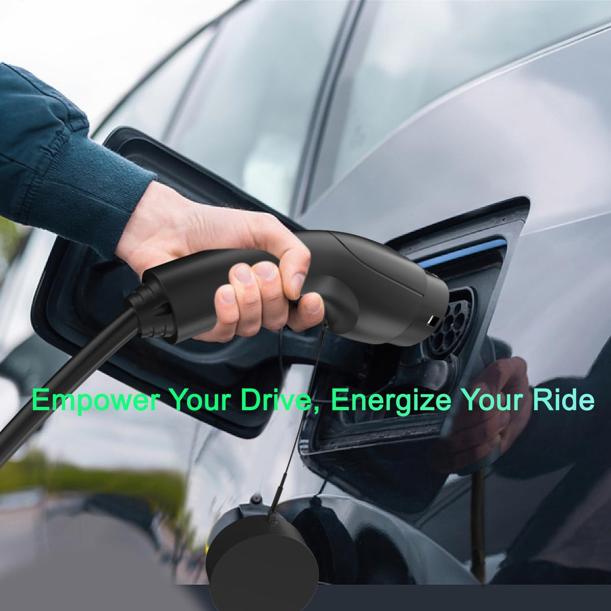 EV oplaadkabel met opbergtas, Mode 3 Type 2 naar Type 2 EV snellaadkabel, 22KW 32A 5 meter oplaadkabel voor elektrische auto's, 3 fase Type 2 oplaadkabel voor EV en PHEV